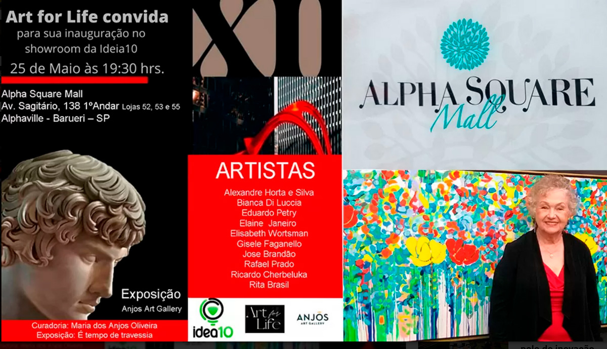Vernissage exposição em Alphaville