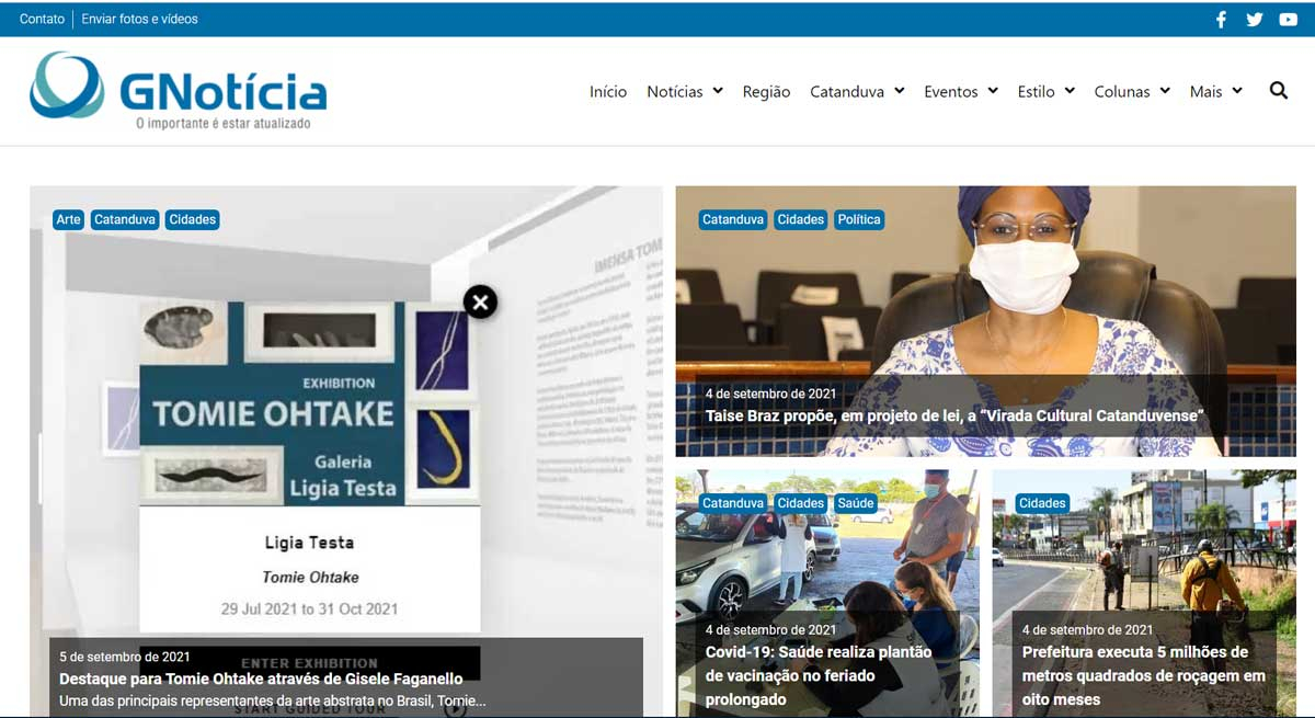 Destaque para Tomie Ohtake através de Gisele Faganello