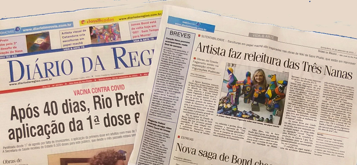 Artista de Catanduva faz releitura das Três Nanas