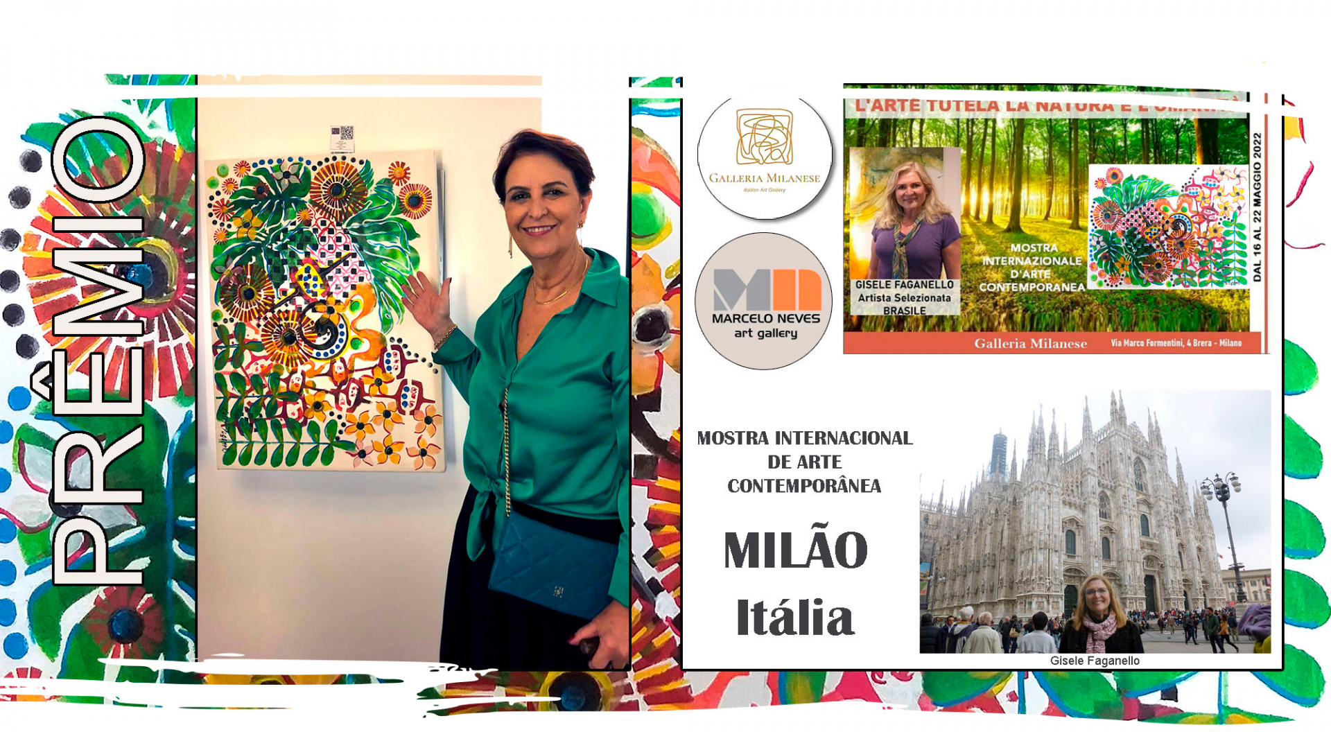 Prêmio da Crítica / Milão para Gisele Faganello