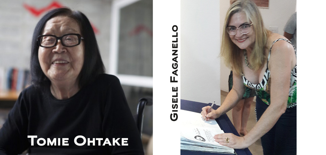 Gravuras de Tomie Ohtake destacadas por Gisele Faganello